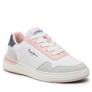 Sneakersy Pepe Jeans Baxter Basic G PGS30579 White 800