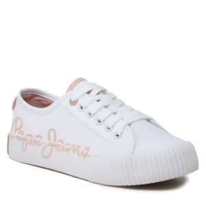 Sneakersy Pepe Jeans Ottis Log G PGS30577 White 800