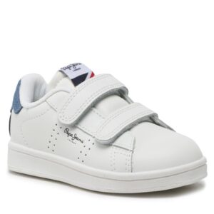 Sneakersy Pepe Jeans Player Basic Bk PBS30557 White 800