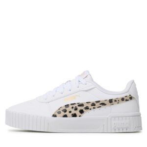 Sneakersy Puma Carina 2.0 Animal Jr 39202401 Biały