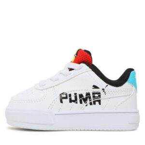 Sneakersy Puma Caven Brand Love Ac inf 389734 01 White/Black/Red/Bright Aqua