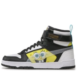 Sneakersy Puma RBD Game Spongebob Jr 390864 01 Puma White/Black/Yellow/Blue