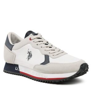 Sneakersy U.S. Polo Assn. Cleef CLEEF001A WHI-DBL09
